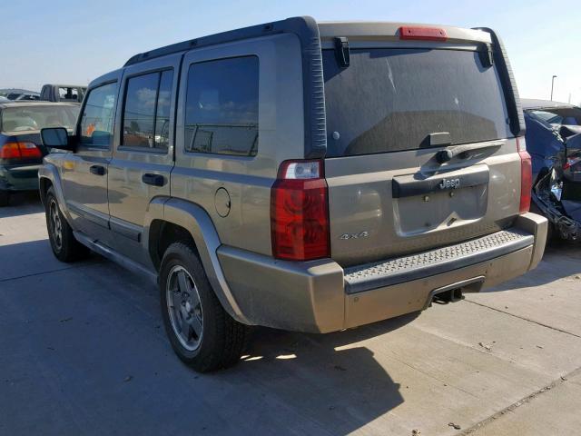 1J8HG48N06C149997 - 2006 JEEP COMMANDER 棕色 照片 3