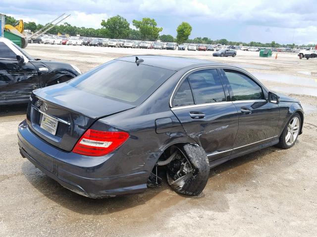 WDDGF4HB4DR298926 - 2013 MERCEDES-BENZ C 250 BLACK photo 4