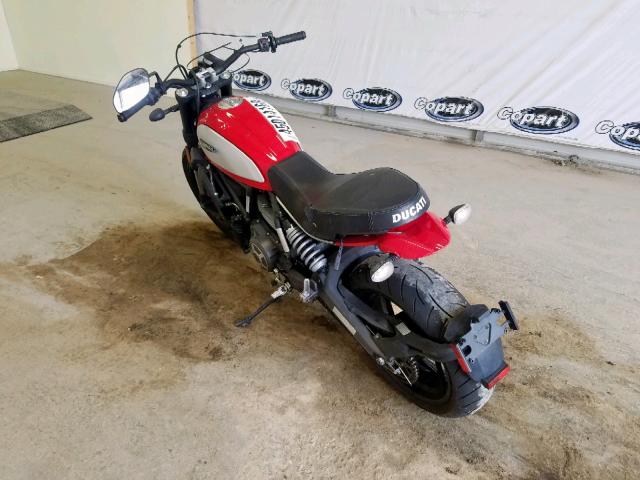 ML015ANM5GT006263 - 2016 DUCATI SCRAMBLER RED photo 3