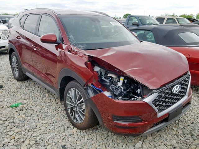 KM8J3CAL6KU014286 - 2019 HYUNDAI TUCSON LIM RED photo 1