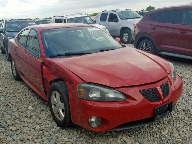 2G2WP552861297212 - 2006 PONTIAC GRAND PRIX RED photo 1