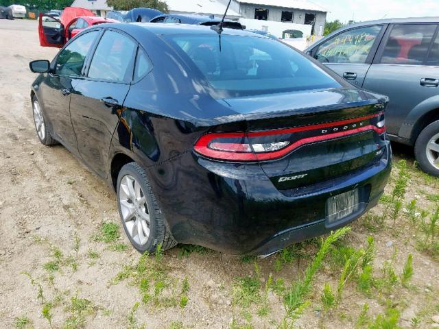 1C3CDFBA6DD288619 - 2013 DODGE DART SXT BLACK photo 3