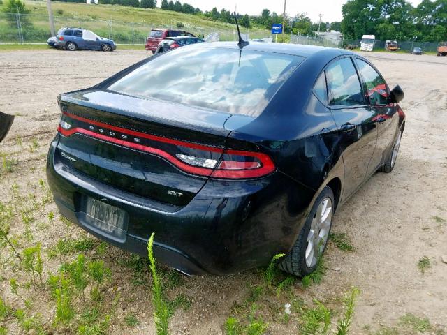 1C3CDFBA6DD288619 - 2013 DODGE DART SXT BLACK photo 4