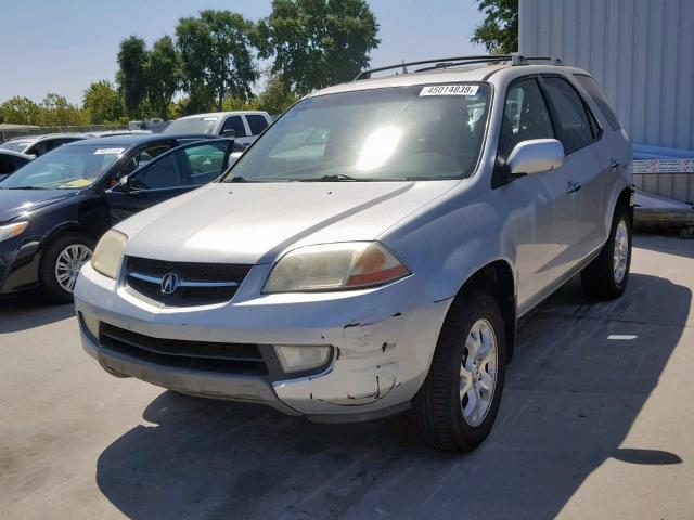 2HNYD18891H514847 - 2001 ACURA MDX TOURIN SILVER photo 2