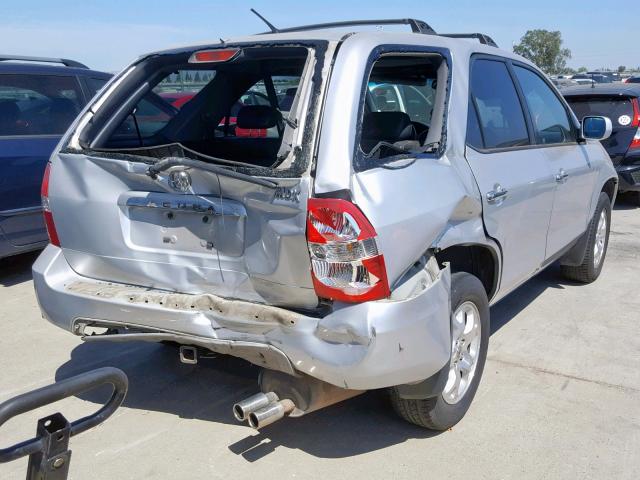 2HNYD18891H514847 - 2001 ACURA MDX TOURIN SILVER photo 4