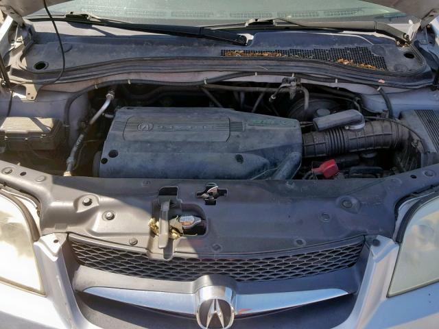 2HNYD18891H514847 - 2001 ACURA MDX TOURIN SILVER photo 7