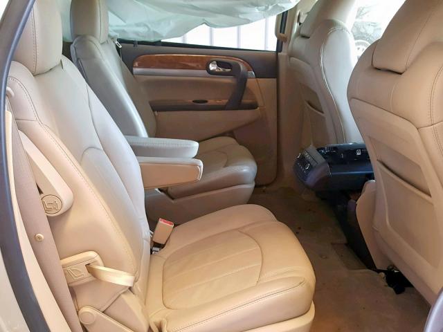 5GAKRDED7CJ215165 - 2012 BUICK ENCLAVE TAN photo 6