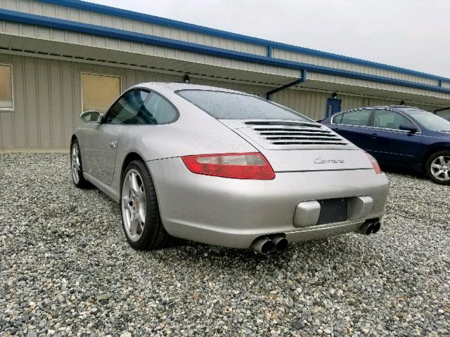 WP0AA29968S710289 - 2008 PORSCHE 911 CARRER SILVER photo 3