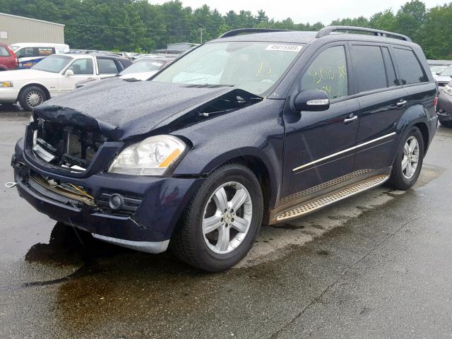 4JGBF71E98A337438 - 2008 MERCEDES-BENZ GL 450 4MA BLUE photo 2