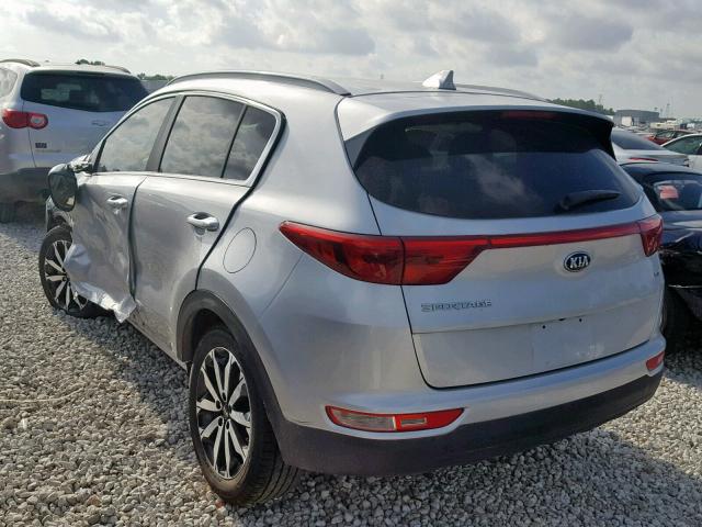 KNDPN3AC5J7431467 - 2018 KIA SPORTAGE E SILVER photo 3