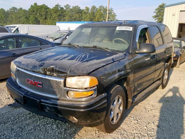 1GKEK63U62J215384 - 2002 GMC DENALI BLACK photo 2