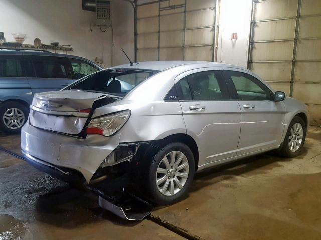 1C3CCBBB7CN135048 - 2012 CHRYSLER 200 TOURIN SILVER photo 4