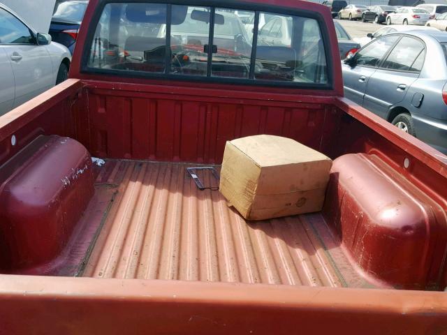 1N6SD11S3PC409134 - 1993 NISSAN TRUCK SHOR MAROON photo 6