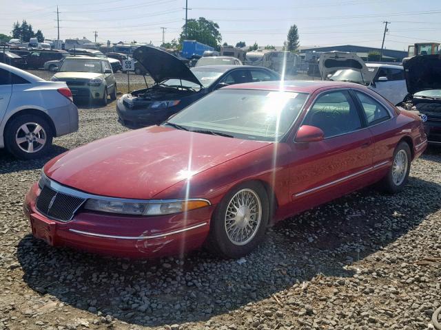 1LNLM91VXRY737880 - 1994 LINCOLN MARK VIII RED photo 2