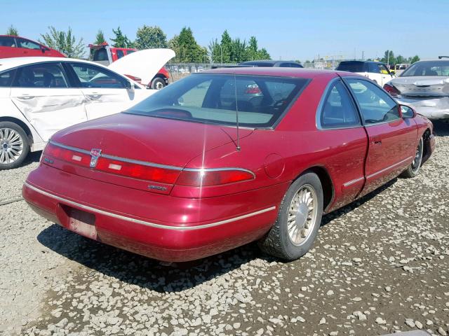 1LNLM91VXRY737880 - 1994 LINCOLN MARK VIII RED photo 4