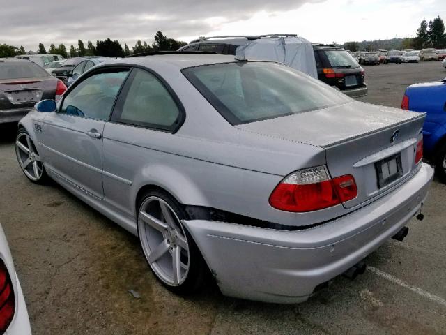 WBSBL93464PN57794 - 2004 BMW M3 SILVER photo 3