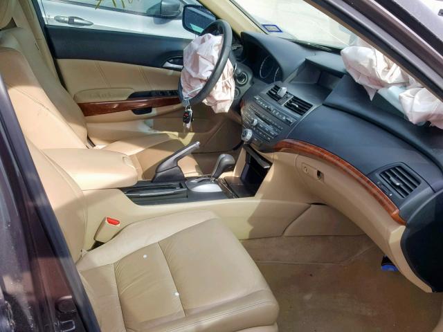 1HGCP2F88CA119822 - 2012 HONDA ACCORD EXL GRAY photo 5