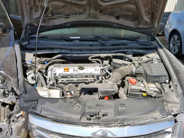 1HGCP2F88CA119822 - 2012 HONDA ACCORD EXL GRAY photo 7