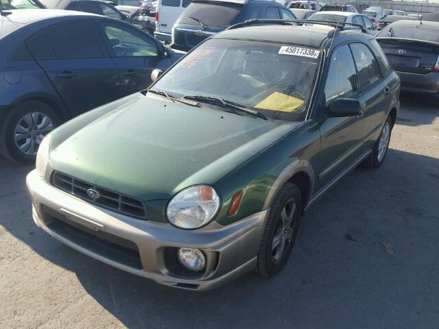 JF1GG68543H802477 - 2003 SUBARU IMPREZA OU GREEN photo 2