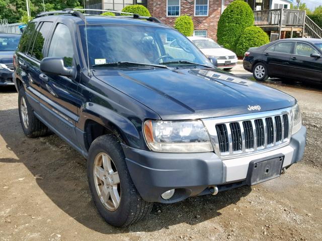 1J4GW48S74C187441 - 2004 JEEP GRAND CHER BLACK photo 1