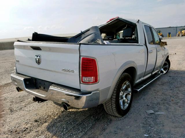 1C6RR7JT2ES158664 - 2014 RAM 1500 LARAM WHITE photo 4