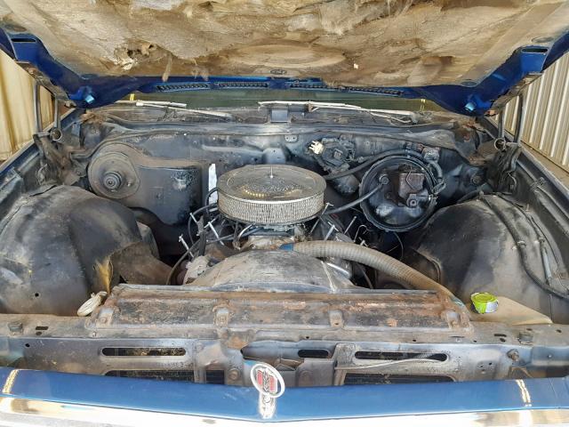 1D37H41451372 - 1974 CHEVROLET MALIBU CLA BLUE photo 7