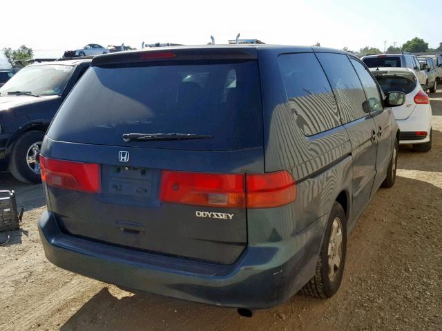 2HKRL1852YH590740 - 2000 HONDA ODYSSEY LX GREEN photo 4