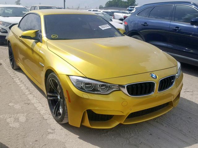 WBS3U9C55FP968357 - 2015 BMW M4 YELLOW photo 1