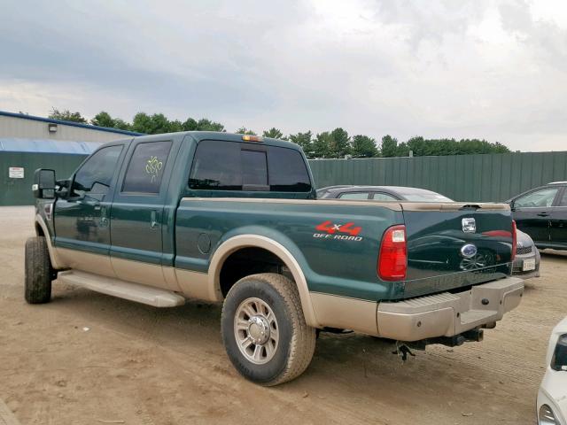 1FTSW21R48EA41200 - 2008 FORD F250 SUPER GREEN photo 3