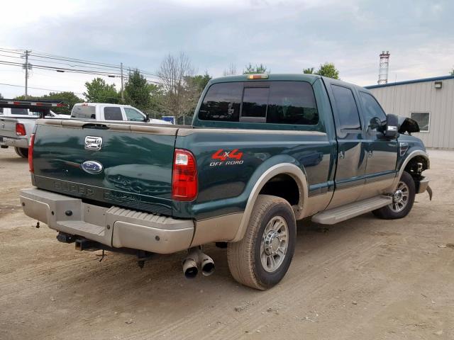 1FTSW21R48EA41200 - 2008 FORD F250 SUPER GREEN photo 4