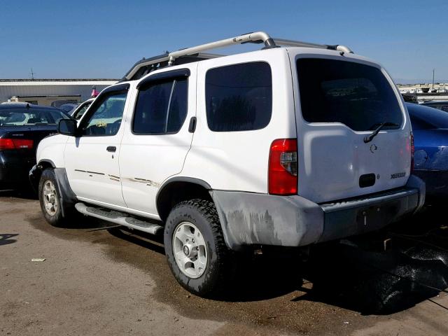 5N1ED28Y0YC604816 - 2000 NISSAN XTERRA XE WHITE photo 3