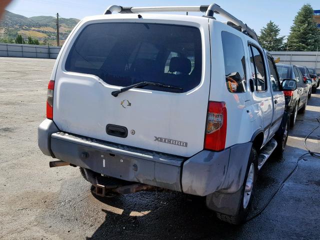 5N1ED28Y0YC604816 - 2000 NISSAN XTERRA XE WHITE photo 4