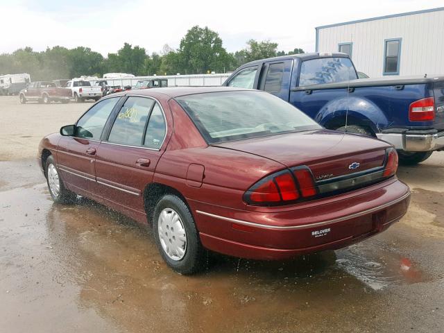 2G1WL52JX11187234 - 2001 CHEVROLET LUMINA BURGUNDY photo 3