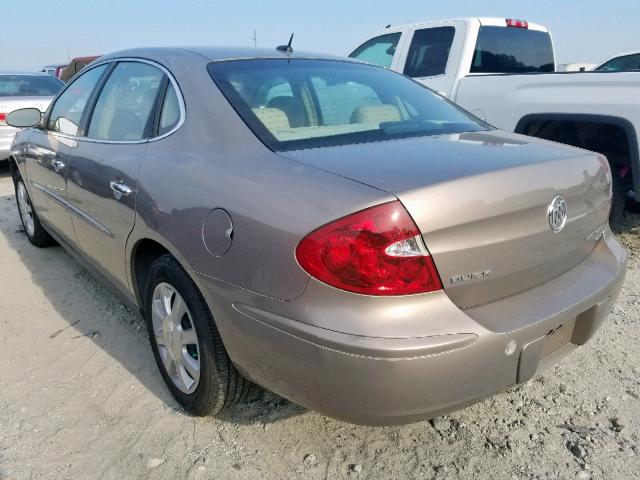 2G4WC582661244720 - 2006 BUICK LACROSSE C GOLD photo 3