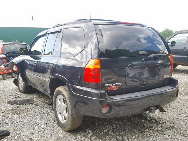 1GKDT13S282159019 - 2008 GMC ENVOY CHARCOAL photo 3