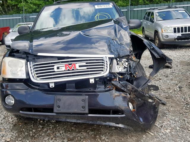 1GKDT13S282159019 - 2008 GMC ENVOY CHARCOAL photo 9