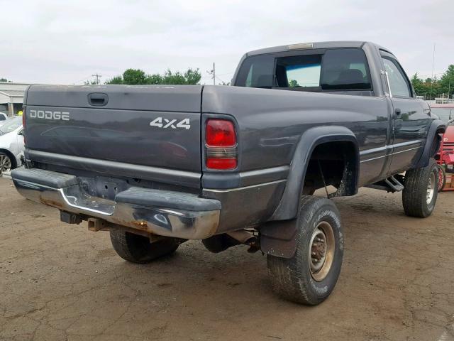 3B7KF26Z32M303900 - 2002 DODGE RAM 2500 GRAY photo 4