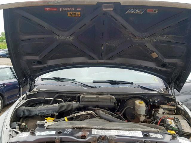 3B7KF26Z32M303900 - 2002 DODGE RAM 2500 GRAY photo 7