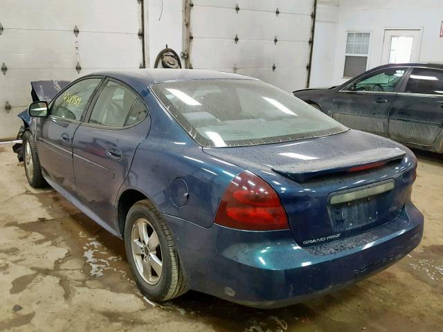 2G2WP522251314881 - 2005 PONTIAC GRAND PRIX TEAL photo 3