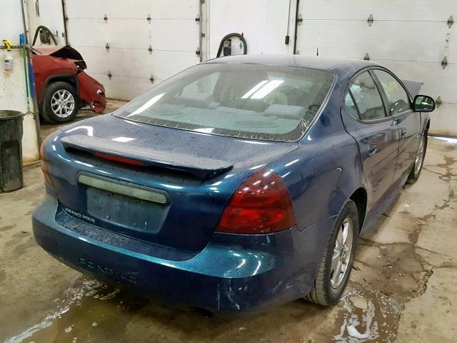 2G2WP522251314881 - 2005 PONTIAC GRAND PRIX TEAL photo 4