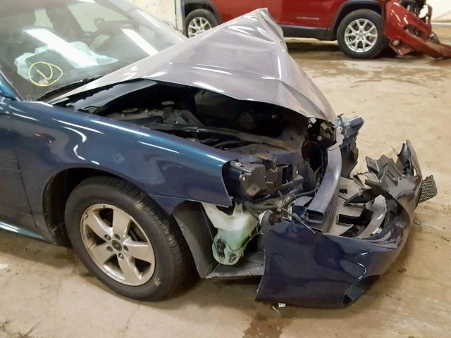 2G2WP522251314881 - 2005 PONTIAC GRAND PRIX TEAL photo 9
