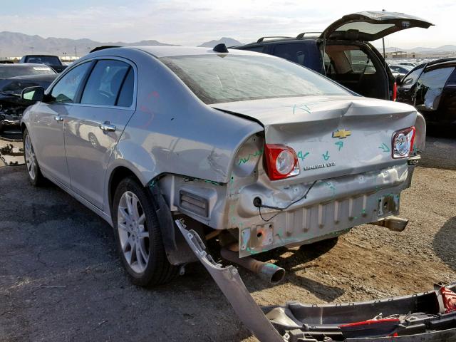 1G1ZG5E74CF104006 - 2012 CHEVROLET MALIBU LTZ ვერცხლისფერი ფოტო 3