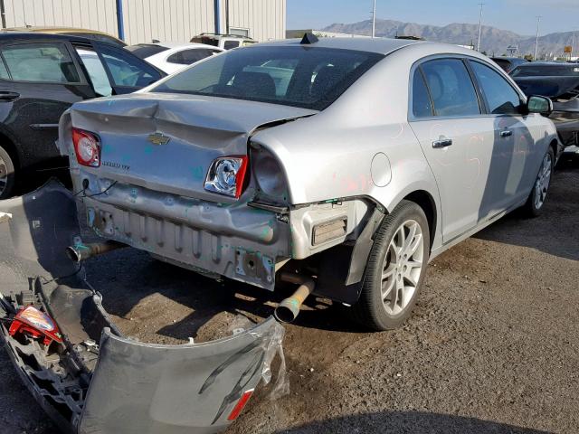 1G1ZG5E74CF104006 - 2012 CHEVROLET MALIBU LTZ ვერცხლისფერი ფოტო 4