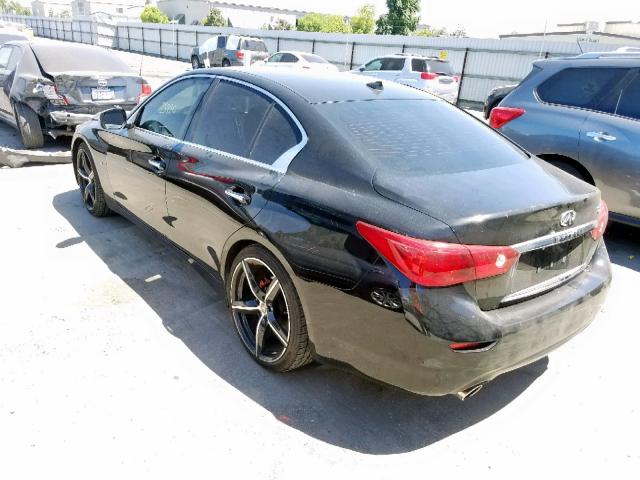 JN1BV7AP5FM349965 - 2015 INFINITI Q50 BASE BLACK photo 3