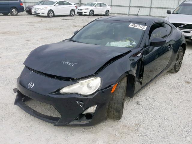 JF1ZNAA18D1703289 - 2013 TOYOTA SCION FR-S BLACK photo 2