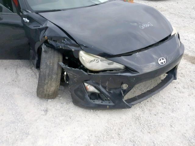 JF1ZNAA18D1703289 - 2013 TOYOTA SCION FR-S BLACK photo 9