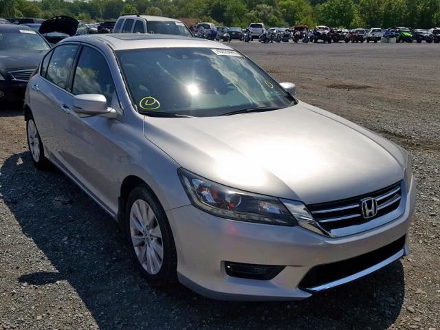 1HGCR3F83EA015404 - 2014 HONDA ACCORD EXL SILVER photo 1