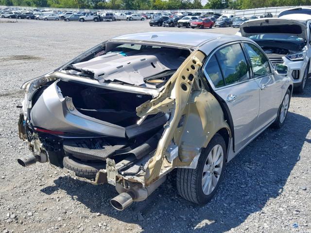 1HGCR3F83EA015404 - 2014 HONDA ACCORD EXL SILVER photo 4