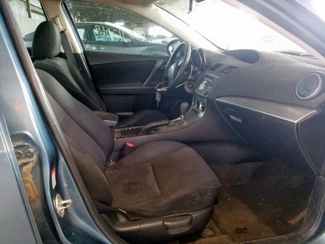 JM1BL1SF3A1218906 - 2010 MAZDA 3 I GRAY photo 5