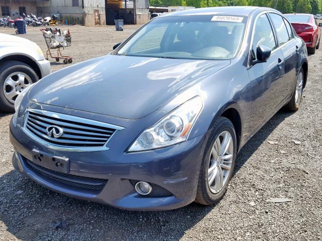 JN1CV6AR7AM453172 - 2010 INFINITI G37 GRAY photo 2